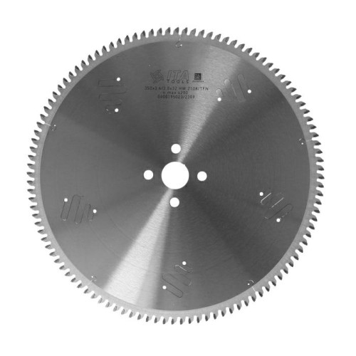 ITA TOOLS piła tarczowa HM do aluminium/PCV D350 F32 K3,6 P3 a-5° TP (TCG) Z108