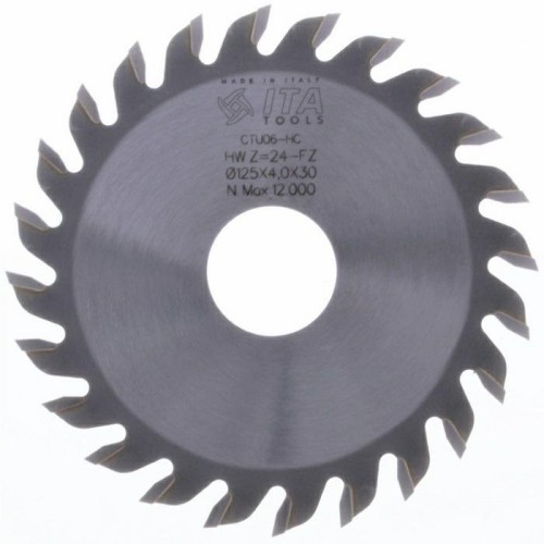 ITA TOOLS piła tarczowa HM do rowkowania D125 F30 K4 P2,8 a5° PR (FTG) Z24