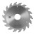 ITA TOOLS piła tarczowa HM do rowkowania D150 F30 K3,5 P2,5 a5° PR (FTG) Z18