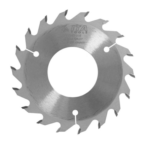 ITA TOOLS piła tarczowa HM do rowkowania D150 F60 K3 P2 a5° PR (FTG) Z18