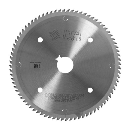 ITA TOOLS piła diamentowa PCD do rowkowania D206 F30 K3,2 P2,2 NSF (MATB) Z80