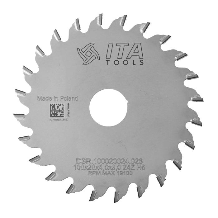 ITA TOOLS piła diamentowa PCD do rowkowania D100 F20 K4 P3 PF (MFTG) Z24
