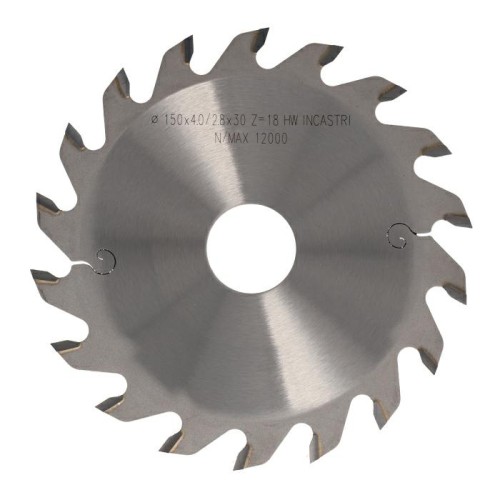 ITA TOOLS piła tarczowa HM do rowkowania D150 F30 K4 P2,8 a5° PR (FTG) Z18