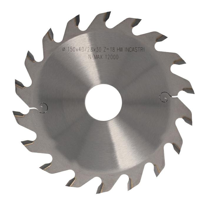 ITA TOOLS piła tarczowa HM do rowkowania D150 F30 K4 P2,8 a5° PR (FTG) Z18