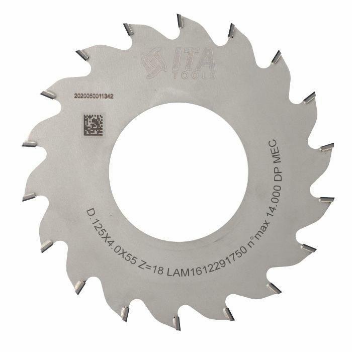 ITA TOOLS piła diamentowa PCD do rowkowania D125 F55 K4 P2,8 PF (MFTG) Z18