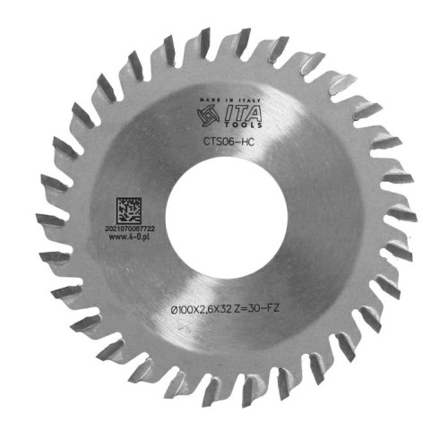 ITA TOOLS piła tarczowa HM do agregatów CNC D100 F32 K3 P2 PR (FTG) Z30
