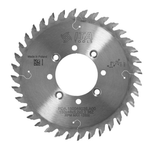 ITA TOOLS piła tarczowa HM do agregatów CNC D150 F48 K3,2 P2,2 NS (ATB) Z36