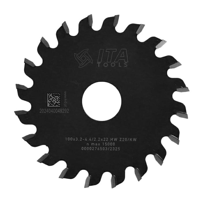 ITA TOOLS podcinak stożkowy HM D100 F22 K3,2-4,4 P2,2 a0° TNS (CON+ATB) Z20