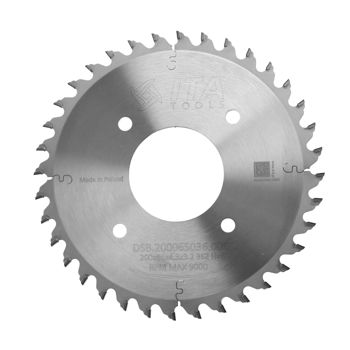 ITA TOOLS podcinak stożkowy PCD D200 F65 K4,3-5,5 P3,2 T (CONICAL) Z36