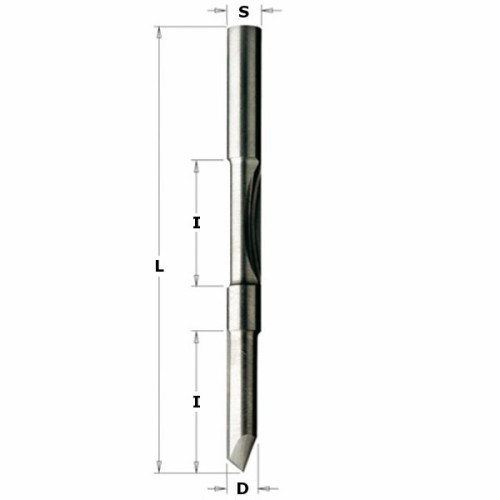 CMT frez do wycinania otworów HM Z1+1 D6 I18+18 L70 S6 716.061.11 – zdjęcie 1