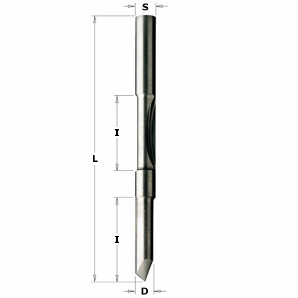 CMT frez do wycinania otworów HM Z1+1 D6 I18+18 L70 S6 716.061.11 – zdjęcie 1