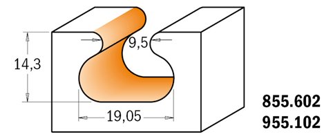 CMT frez do uchwytów R4,8 HM D29 I20 S8 955.105.11 – zdjęcie 2