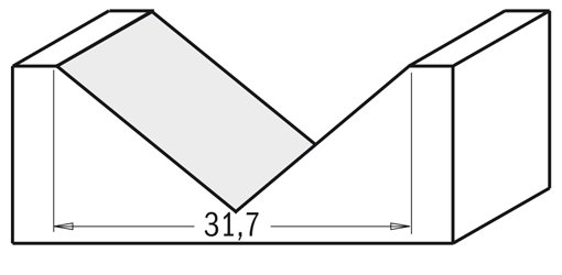 CMT frez bruzdujący 90° HM D9,5 I12,7 S6,35 815.095.11 – zdjęcie 2