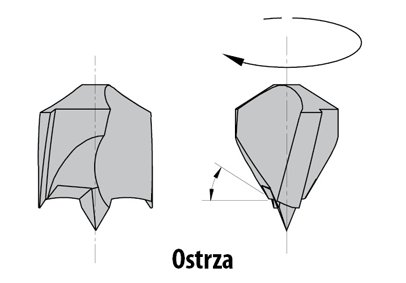 CMT wiertło nieprzelotowe HM D9,52 I40 L67 S8 LH 307.095.12 – zdjęcie 2