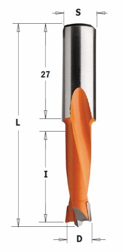 CMT wiertło nieprzelotowe HM D5,2 I27 L57,5 S10 RH 310.052.11 – zdjęcie 1