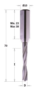 CMT wiertło nieprzelotowe XTREME HM D6,35 I30 L70 S10 RH 311.064.21 – zdjęcie 1
