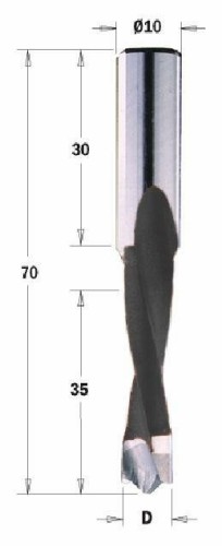 CMT wiertło nieprzelotowe XTREME HM D8 I45 L70 S10 RH 311.580.41 – zdjęcie 1