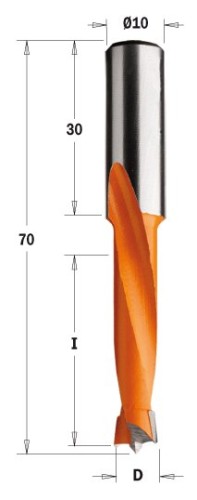 CMT wiertło nieprzelotowe HM D11,1 I35 L70 S10 LH 311.111.12 – zdjęcie 1