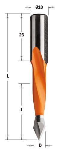 CMT wiertło przelotowe HM D9,52 I35 L70 S10 LH 314.095.12 – zdjęcie 1