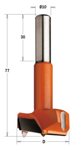 CMT wiertło puszkowe HM D35 L77 S10 LH 370.350.12 – zdjęcie 1