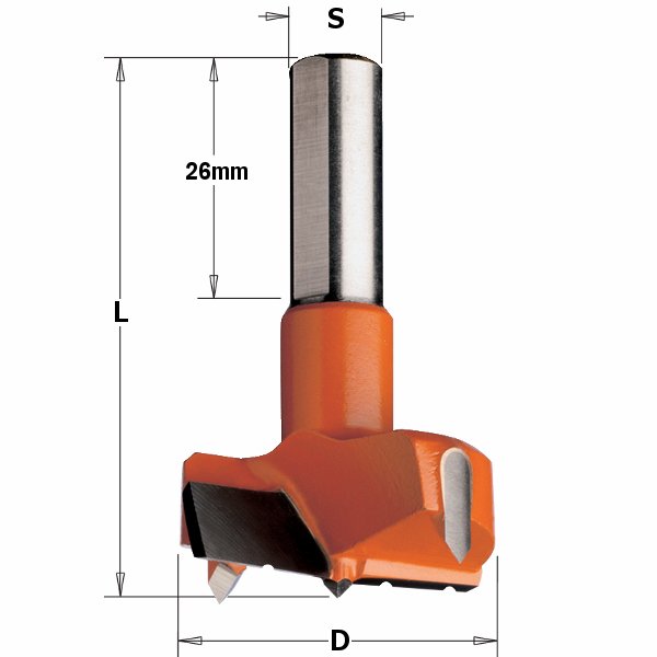 CMT wiertło puszkowe z łamaczem wióra HM D35 L70 S10 LH 369.350.12C – zdjęcie 1