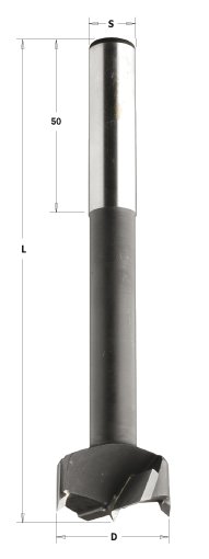 CMT wiertło puszkowe HM D40 L130 S16 RH 514.400.11 – zdjęcie 1