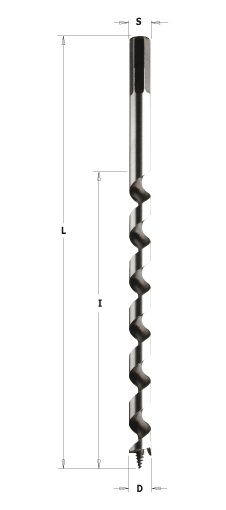 CMT świder HSS D8 I155 L230 S6,35 RH 542.080.51 – zdjęcie 1