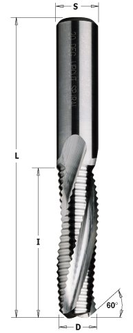 CMT frez spiralny VHM zgrubny pod wizjery pozytyw Z3 D16 I55 L110 S16 195.163.11 – zdjęcie 1