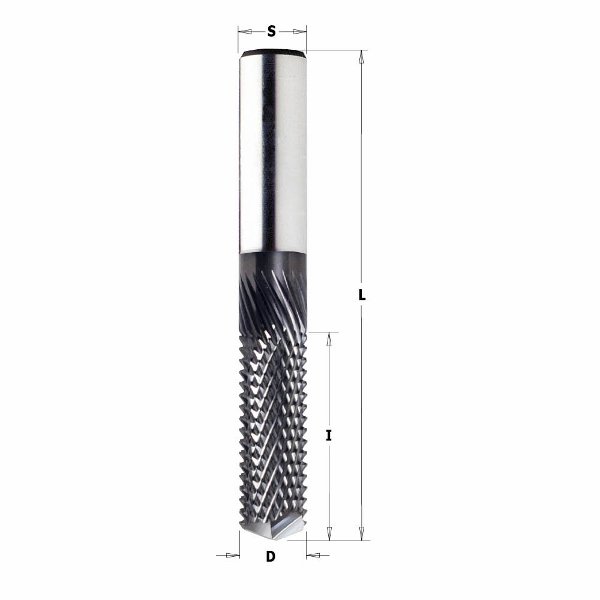 CMT frez spiralny pilnikowy VHM Z4 D6,35 I25,4 L63,5 S6,35 151.064.25D – zdjęcie 1