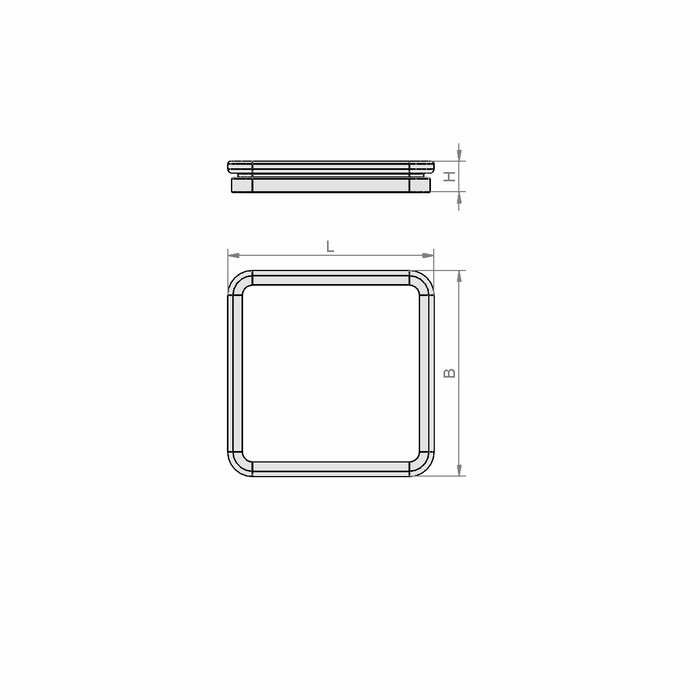 SCHMALZ Ramka uszczelniająca do przyssawki Innospann ISDR 81x81x12 Cup 1 NK-50 10.01.15.00020 – zdjęcie 2