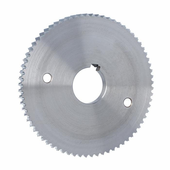 ELASTOMERI Rolka stalowa D=140 F=35 I=10 klin 10 mm chrom Prof A Skos WEINIG WES.140035010.WAU – zdjęcie 2