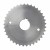 ELASTOMERI Rolka stalowa D=140 F=35 I=10 klin 10 mm chrom Prof B Skos WEINIG WES.140035010.WBU – zdjęcie 3