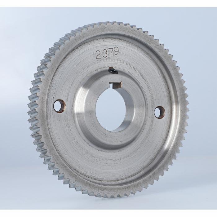ELASTOMERI Rolka stalowa D=140 F=35 I=15 klin 10 mm chrom Prof A Skos WEINIG WES.140035015.WAU – zdjęcie 1