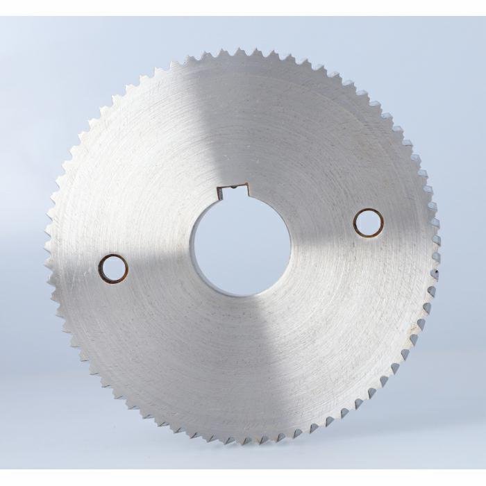 ELASTOMERI Rolka stalowa D=140 F=35 I=15 klin 10 mm chrom Prof A Skos WEINIG WES.140035015.WAU – zdjęcie 3