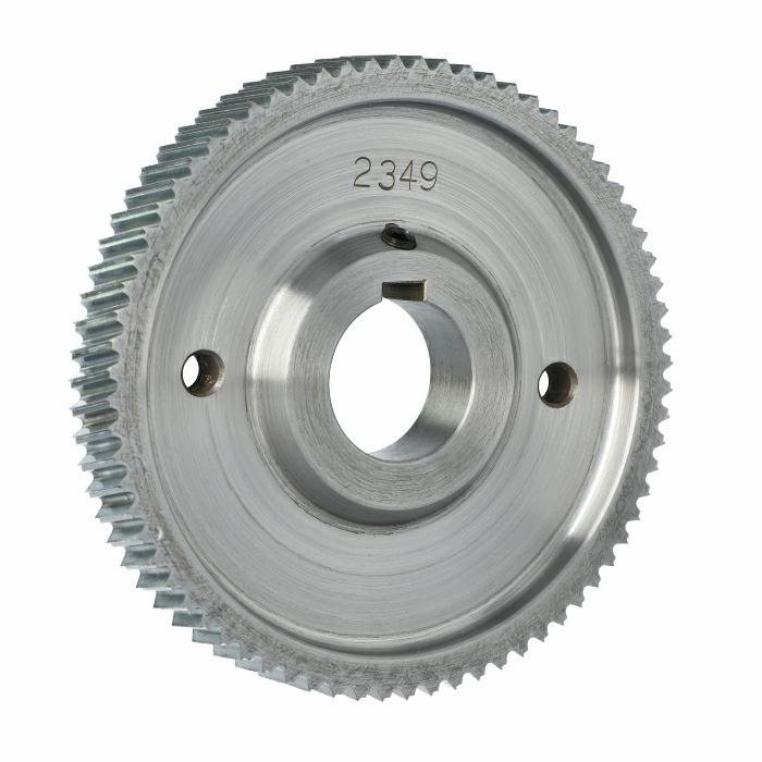 ELASTOMERI Rolka stalowa D=140 F=35 I=20 klin 10 mm chrom Prof A Skos WEINIG WES.140035020.WAU – zdjęcie 2