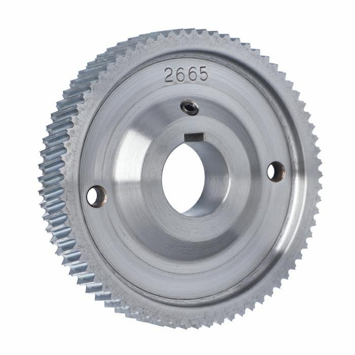 ELASTOMERI Rolka stalowa D=140 F=35 I=25 klin 10 mm chrom Prof A Skos WEINIG WES.140035025.WAU – zdjęcie 1