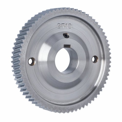 ELASTOMERI Rolka stalowa D=140 F=35 I=25 klin 10 mm chrom Prof B Skos WEINIG WES.140035025.WBU – zdjęcie 1