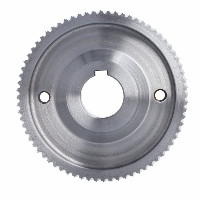 ELASTOMERI Rolka stalowa D=140 F=35 I=25 klin 10 mm chrom Prof B Skos WEINIG WES.140035025.WBU – zdjęcie 2