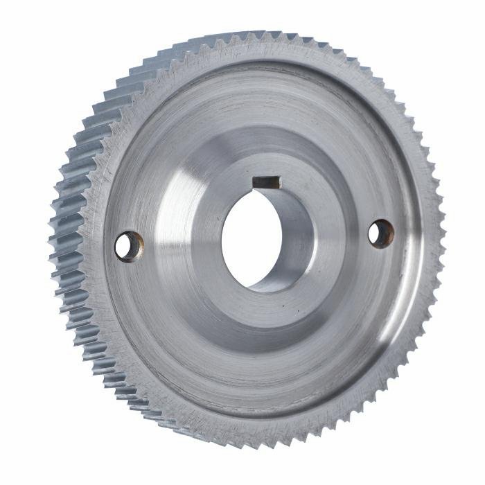 ELASTOMERI Rolka stalowa D=140 F=35 I=25 klin 10 mm chrom Prof B Skos WEINIG WES.140035025.WBU – zdjęcie 3