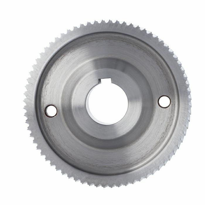 ELASTOMERI Rolka stalowa D=140 F=35 I=30 klin 10 mm chrom Prof A Skos WEINIG WES.140035030.WAU – zdjęcie 3