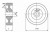 ELASTOMERI Rolka stalowa D=140 F=35 I=50 klin 10 mm chrom Prof A Skos WEINIG WES.140035050.WAU – zdjęcie 2