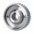 ELASTOMERI Rolka stalowa D=140 F=35 I=50 klin 10 mm chrom Prof B Skos WEINIG WES.140035050.WBU – zdjęcie 2
