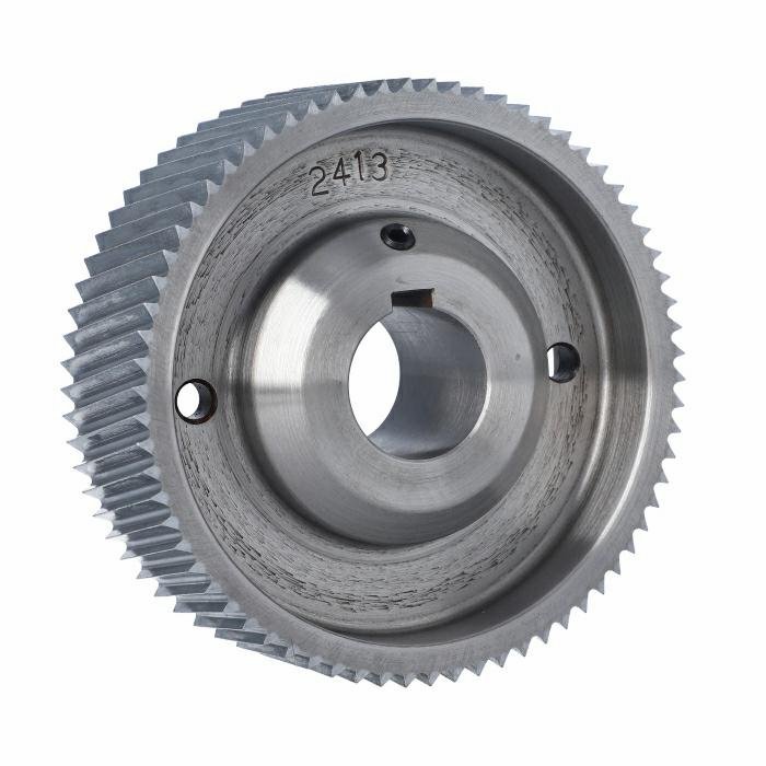 ELASTOMERI Rolka stalowa D=140 F=35 I=50 klin 10 mm chrom Prof D Skos WEINIG WES.140035050.WDU – zdjęcie 1