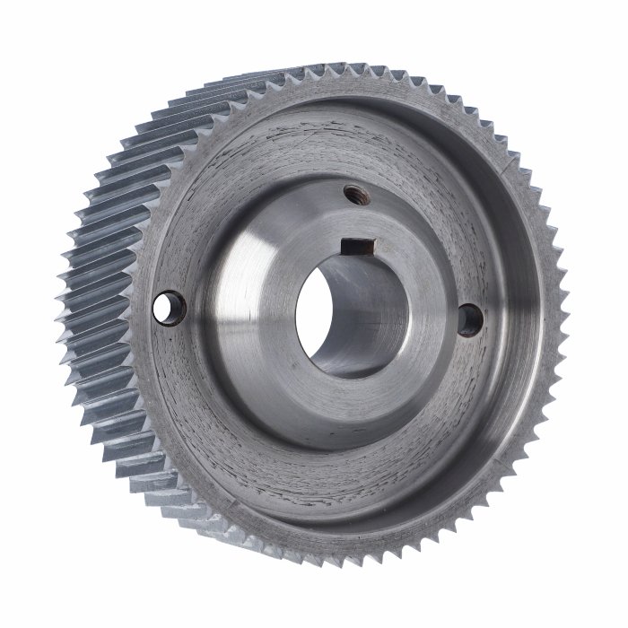 ELASTOMERI Rolka stalowa D=140 F=35 I=50 klin 10 mm chrom Prof D Skos WEINIG WES.140035050.WDU – zdjęcie 2