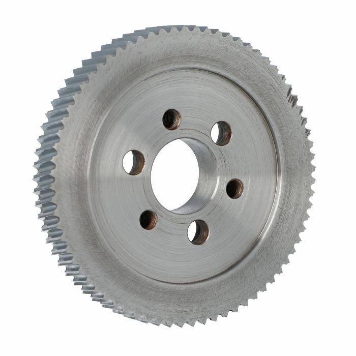 ELASTOMERI Rolka stalowa D140 F35 I20 chrom Prof A Skos SCM 6 otworów Tk55 mm – zdjęcie 3