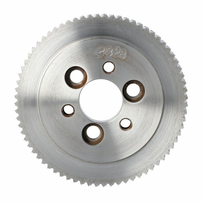 ELASTOMERI Rolka stalowa D140 F35 I20 chrom Prof A Skos SCM 6 otworów Tk55 mm – zdjęcie 4