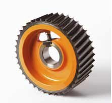 ELASTOMERI Rolka stalowa D140 F35 I25 chrom Prof A Skos SCM – zdjęcie 1