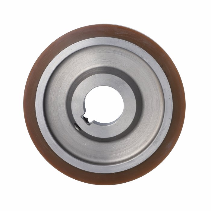 ELASTOMERI Rolka gumowa D140 F35 I15 klin 10 mm korpus STA 70 ShA WEINIG – zdjęcie 2