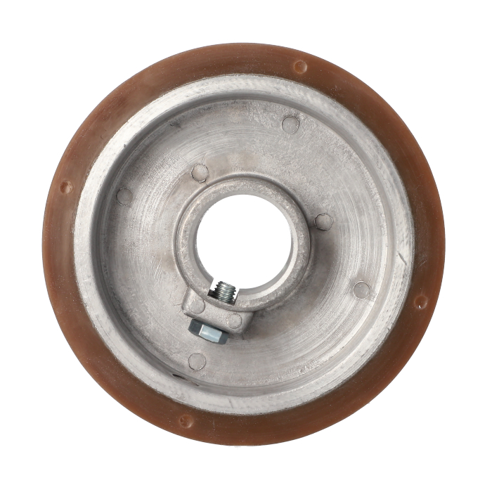 ELASTOMERI Rolka gumowa D140 F35 I50 klin 10 mm korpus ALU 70 ShA WEINIG – zdjęcie 2