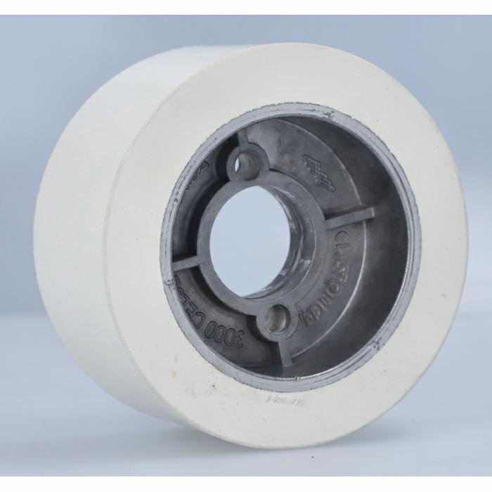 ELASTOMERI Rolka 120-60-35 V guma 50ShA white korpus STAL podajniki – zdjęcie 1